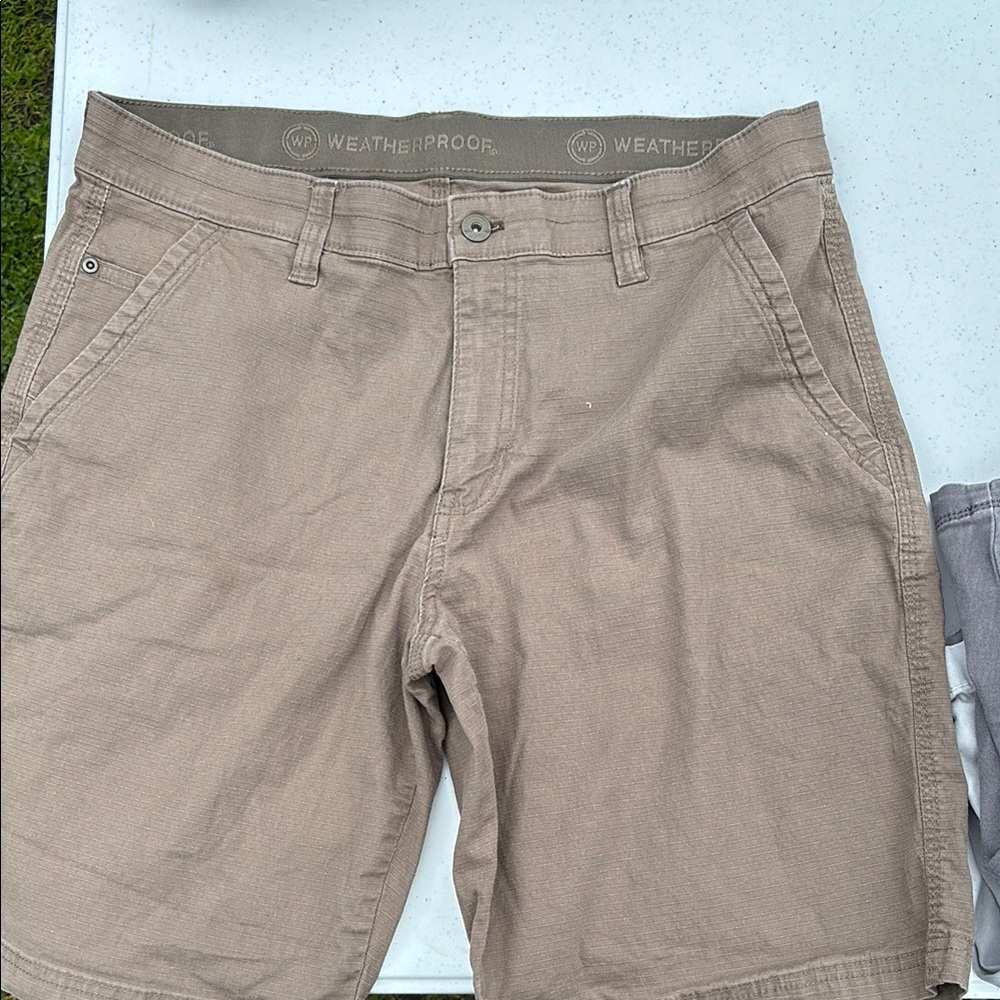 Weatherproof Khaki Shorts